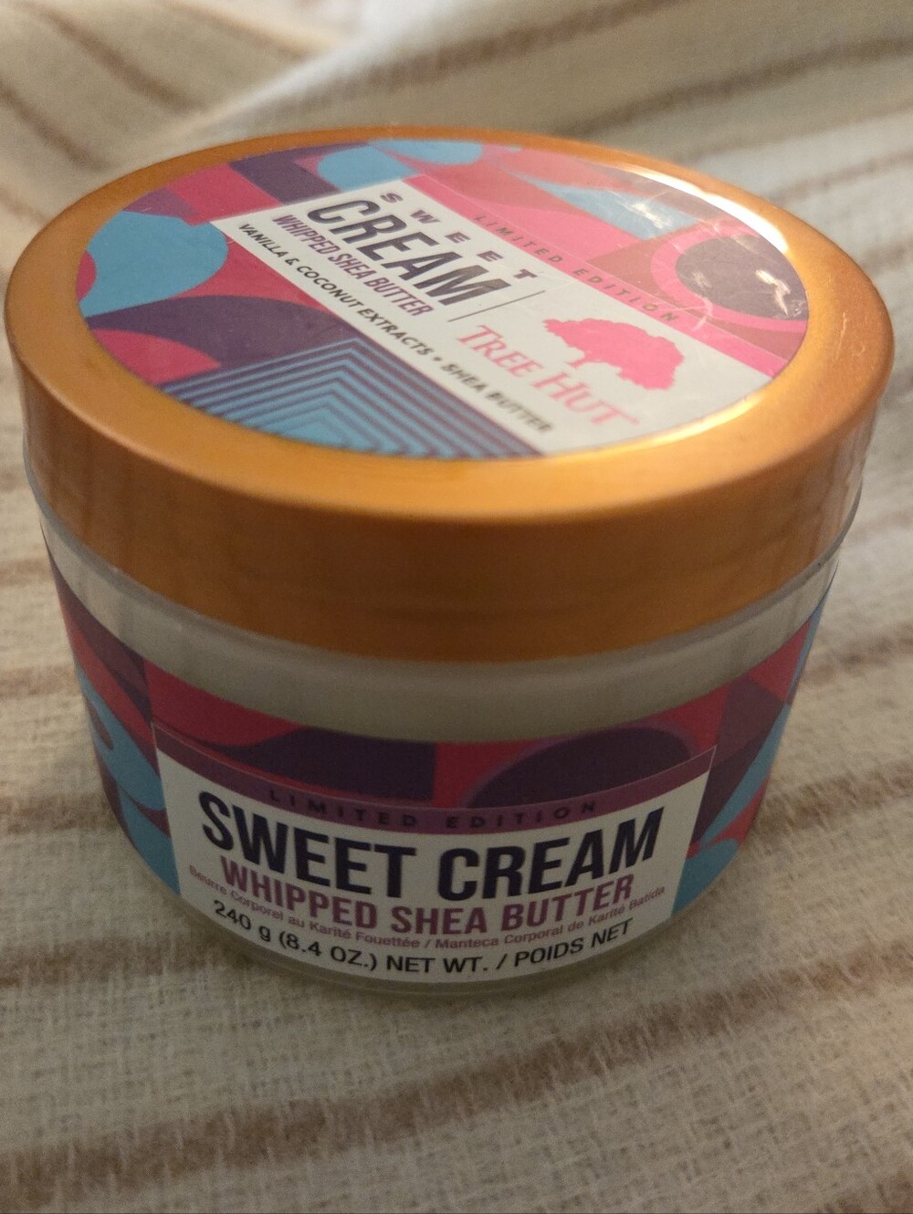 Tree Hut Limited Edition Sweet Cream Whipped Shea Body Butter New